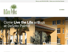 Tablet Screenshot of desotopalms.com